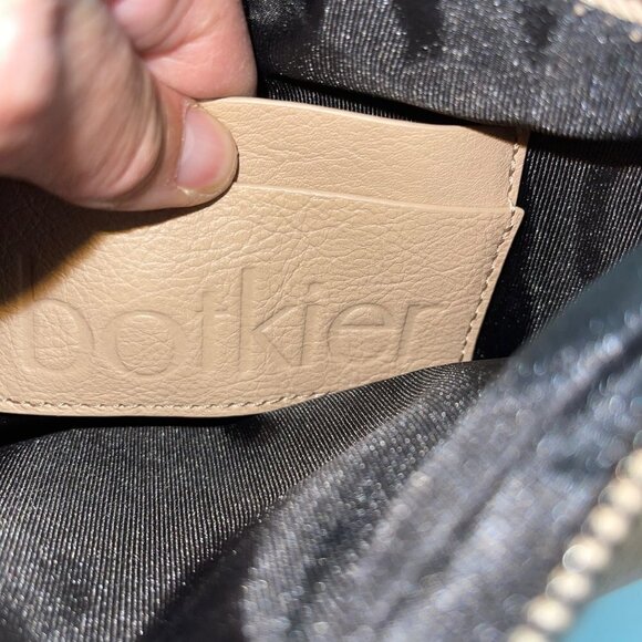 Botkier Womens Valentina Crossbody Shoulder Bag Beige Leather Adjustable Straps - Picture 5 of 8